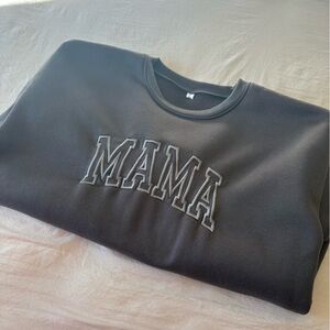 Dark Grey MAMA sweatshirt